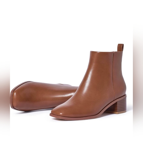 Elisbet Tang Brown Ankle Booties - Picture 3 of 7